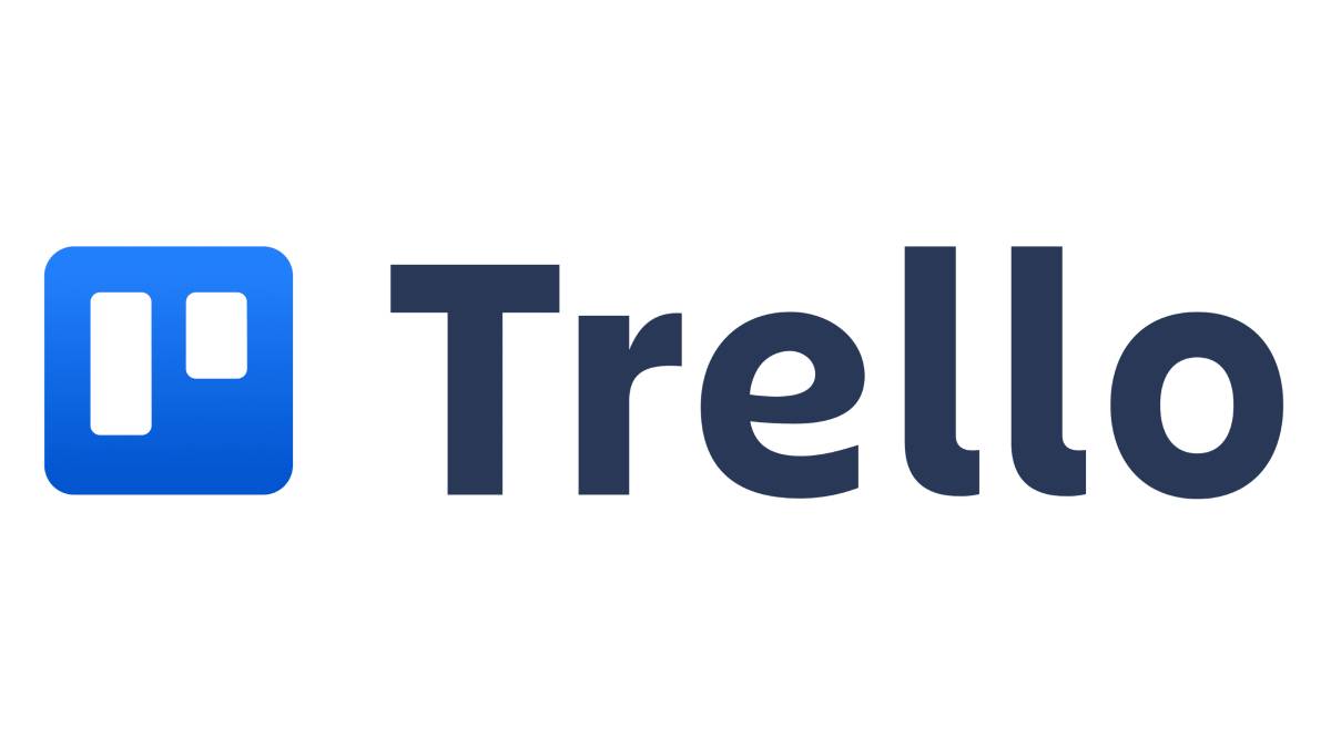 The Trello logo featuring a blue square icon with two columns and the word Trello in dark blue to the right.